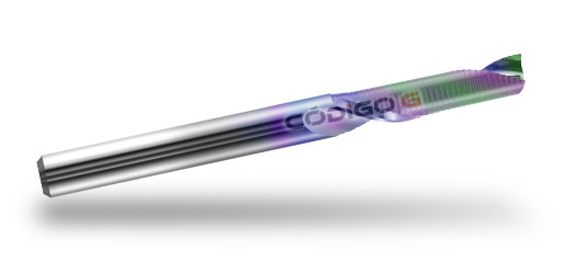 Fresa para alumínio com cobertura DLC